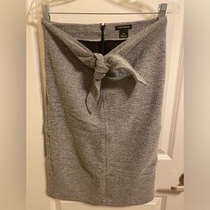 Club Monaco Knotted Tie Front Skirt